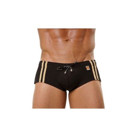 Traje de Baño Boxer Gigo Boxing Black Swimwear Boxer