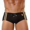 Traje de Baño Boxer Gigo Boxing Black Swimwear Boxer