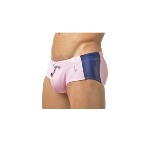 Traje de Baño Brief JOR Mediterráneo Rosa