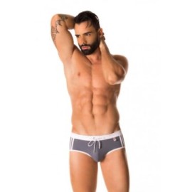 Traje de Baño Brief JOR Sport Gris