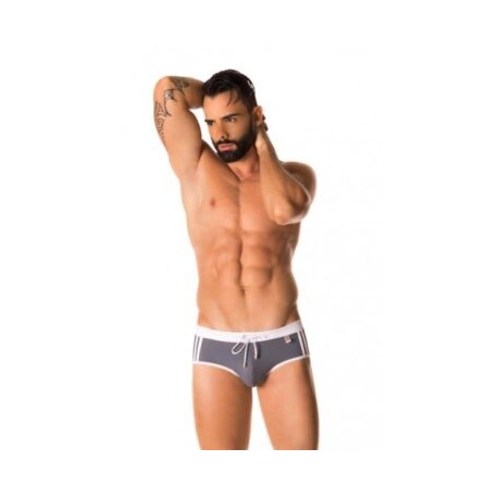 Traje de Baño Brief JOR Sport Gris