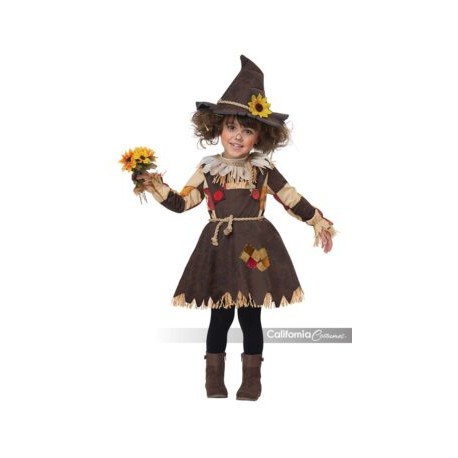 Disfraz para Niña Pumpkin Patch Scarecrow