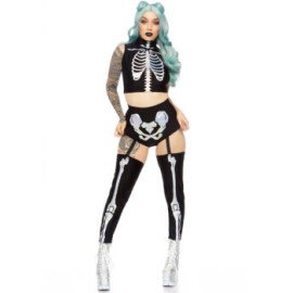 Disfraz de Esqueleto Holographic Skeleton