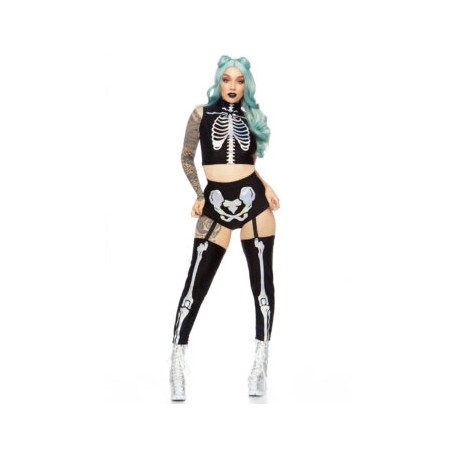 Disfraz de Esqueleto Holographic Skeleton