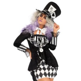 Disfraz Sombrerera Loca Wonderland Mad Hatter Leg Avenue LEG-86676