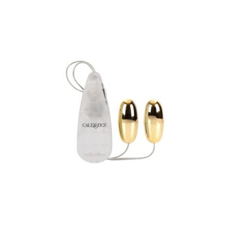 Bala Vibradora Pocket Exotics Vibrating Double Gold Bullets Calexotics SE-1104-07-2